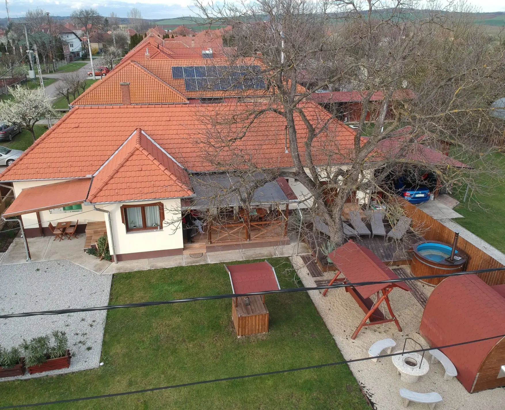 Diófa apartman dézsa